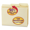 File Folders | Smead 10395 0.75 in. Expansion 1/3-Cut SuperTab Reinforced Guide Height Top Tab Folders - Letter Size/Manila (100/Box) image number 6