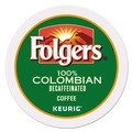 Coffee | Folgers 5000363988 100% Colombian Decaf Coffee K-Cups (24/Box) image number 0