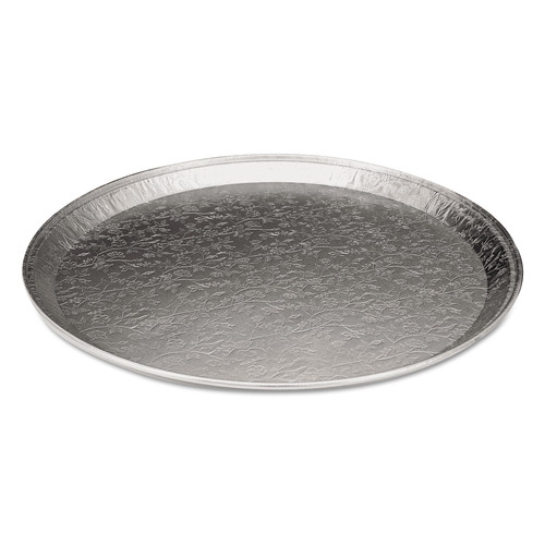  | Handi-Foil 2013100 16 in.Diameter Aluminum Embossed Tray (25/Carton) image number 0