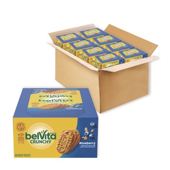 SNACKS | Nabisco 00 44000 02908 00 1.76 oz. Pack belVita Breakfast Biscuits - Blueberry (64/Carton)