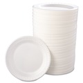 Just Launched | Dart 9PWQR 9 in. Quiet Classic Laminated Foam Dinnerware Plate - White (500/Carton) image number 0