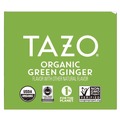 Beverages & Drink Mixes | Tazo 10794522003560 1.23 oz. Tea Bags - Organic Green Ginger (96/Carton) image number 3