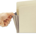 File Folders | Smead 76174 5.25 in. Expansion Legal Size End Tab File Pockets with Tear Resistant Gussets - Manila (10/Box) image number 2