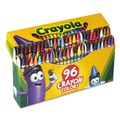 Pens, Pencils & Markers | Crayola 520096 Classic Color Crayons in Flip-Top Pack with Sharpener (96/Box) image number 0