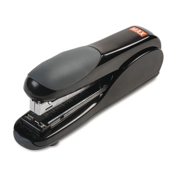 PRODUCTS | MAX HD-50DF BLACK 30-Sheet Capacity Flat-Clinch Full Strip Standard Stapler - Black