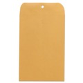 Just Launched | Universal UNV35261 6.5 in. x 9.5 in. #63 Square Flap Gummed/Clasp Envelope - Brown Kraft (100/Box) image number 2