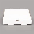 Food Trays, Containers, and Lids | Karat FP-PBF12W 12 in. x 12 in. x 1.97 in. Corrugated Paper Boxes - White/Brown (50/Bundle) image number 6