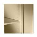 Office Filing Cabinets & Shelves | Alera CM7824PY 36 in. x 24 in. x 78 in. Assembled High Storage Cabinet with Adjustable Shelves - Putty image number 2