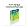 File Folders | Samsill 18937 3 Rings 1 in. Capacity 11 in. x 8.5 in. Earth's Choice Plant-Based Round Ring View Binder - White image number 5