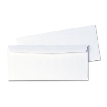 Quality Park QUA90020B 4.13 x 9.5 Commercial Flap Diagonal Seam Gummed Closure Business Envelope - White (1,000/Box)