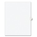 Dividers & Tabs | Avery 11923 11 in. x 8.5 in. 10-Tabs, 13-Title Tabs Preprinted Legal Exhibit Side Tab Index Dividers - White (25/Pack) image number 0