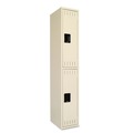 Office Filing Cabinets & Shelves | Tennsco DTS-121836-A-SND 12 in. x 18 in. x 72 in. Single Stack Double Tier Locker - Sand image number 0