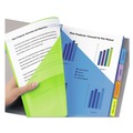 Dividers & Tabs | Avery 11906 Insertable 5-Tab 11-1/8 in. x 9-1/4 in. Big Tab Plastic Dividers with Two Pockets - Multicolor (1-Set) image number 2
