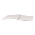 Binders | Universal UNV20702 0.5 in. Capacity 11 in. x 8.5 in. 3 Slant D-Rings View Binder - White image number 2