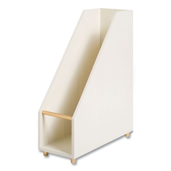STORAGE AND ORGANIZATION | U Brands 3463U02-06 Juliet 3.75 x 9.75 x 11.77 Magazine Holder - White