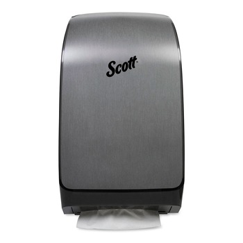 PAPER TOWEL HOLDERS | Scott 39712 Mod Scottfold 10.6 in. x 5.48 in. x 18.79 in. Towel Dispenser - Brushed Metallic