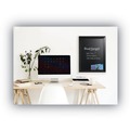 Chalkboards | MasterVision PM07151620 Kamashi 36 in. x 24 in. Wood Frame Chalk Board - Black image number 6