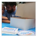 Food Trays, Containers, and Lids | SCT 1561 9 in. x 9 in. x 4 in. Paper Standard Bakery Boxes - White (200/Carton) image number 1