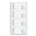 Retail Store Supplies | TOPS 4003 5 x 2.75 Spiralbound Two-Part Carbonless Message Book image number 3