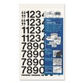 Back to School Sale | Chartpak 01130 1 in. Tall Press-On Vinyl Self-Adhesive Numbers - Black Characters (44/Pack) image number 0