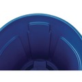 Trash & Waste Bins | Rubbermaid Commercial FG264307BLUE Brute 44 gal Polyethylene Recycling Container - Blue image number 3