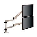 Monitor Stands | 3M MA265S Easy-Adjust Desk Dual Arm Mount for 27 in. Monitors - Silver image number 3