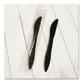 Cutlery | Boardwalk BWKKNIFEBLPPIW Mediumweight Wrapped Polypropylene Plastic Knife Cutlery - Black (1000/Carton) image number 5