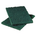 Cleaning & Janitorial Accessories | Scotch-Brite PROFESSIONAL 86 6 in. x 9 in. Heavy-Duty Scouring Pad 86 - Green (12/Pack, 3 Packs/Carton) image number 0
