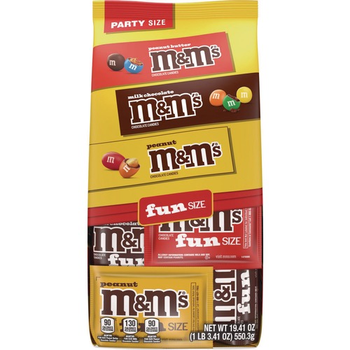 Snacks | M & M's 460668 M and M'S 19.41 oz. Bag Variety Pack Fun Size Chocolate Candy - Assortment image number 0