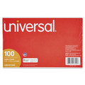 Just Launched | Universal UNV47240 5 in. x 8 in. Index Cards - Unruled, White (100/Pack) image number 1