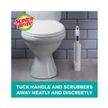 Cleaning Tools | Scotch-Brite 558-SK-4NP Toilet Scrubber Starter Kit (1 Handle and 5 Scrubbers) - White/Blue image number 6