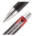 Pens | uni-ball 73834 Jetstream 1 mm Retractable Hybrid Gel Pen - Red Ink/Black/Silver/Red Barrel/Bold (1-Dozen) image number 1