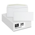 Envelopes & Mailers | Quality Park QUA90020 24 lbs. Bond Weight Paper 4.13 in. x 9.5 in. #10 Commercial Flap Side Seam Gummed Closure Business Envelope - White (500/Box) image number 0