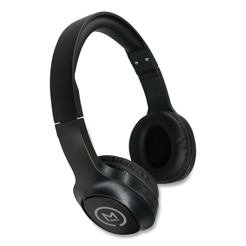 Office Electronics & Batteries | Morpheus 360 HP4500B TREMORS 3 ft. Cord Stereo Wireless Headphones with Microphone - Black image number 0