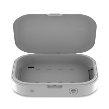 OFFICE AND OFFICE SUPPLIES | Essential Gear EG4749 UV Sterilizing Box for Mobile Phones - White