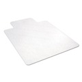 Office Chair Mats | Alera CM2E232ALEPL 45 x 53 All Day Use Non-Studded Chair Mat for Hard Floors - Clear image number 0