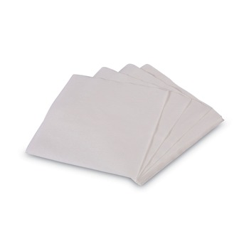 Boardwalk BWK8310 12 in. x 12 in. 1-Ply 1/4-Fold Lunch Napkins - White (6000/Carton)