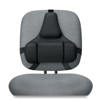 Fellowes Mfg Co. 8037601 Professional Series 15 in. x 2 in. x 14.5 in. Back Support with Microban Protection - Black