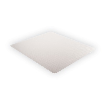 Deflecto CM13142 36 x 48 DuraMat Moderate Use Rectangular Chair Mat for Low Pile Carpet - Clear