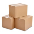 Mailing Boxes & Tubes | Universal UFS666 6 in. Regular Slotted Container Cubed Fixed-Depth Shipping Boxes - Brown Kraft (25/Bundle) image number 2