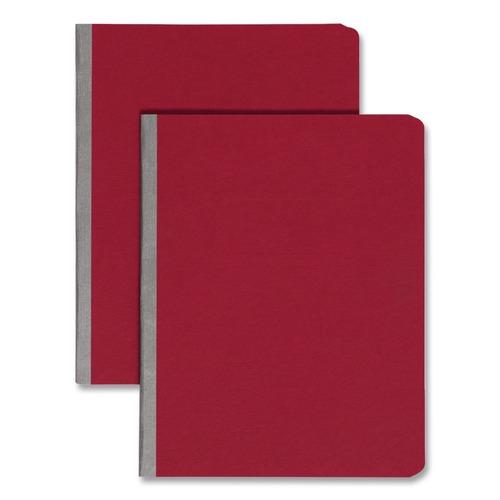 File Folders | Smead 81252 8.5 in. x 11 in. 3 in. Capacity Two-Piece Prong Fastener Premium Pressboard Report Cover - Bright Red image number 0