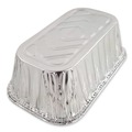 Food Trays, Containers, and Lids | Handi-Foil HFA 31730 5.72 in. x 3.31 in. x 2.03 in. 1 lbs. Capacity Aluminum Baking Pan (200/Carton) image number 1