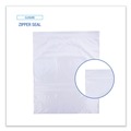 Just Launched | Boardwalk BWK2GALFZRBAG 13 in. x 15 in. 2 gal. 2.7 mil. Reclosable Food Storage Bags - Clear (100/Box) image number 7