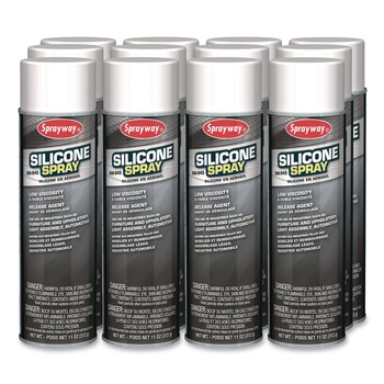 FURNITURE CLEANERS | Sprayway 1000007771 20 oz. Can Silicone Spray (12/Carton)