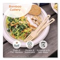 Cutlery | World Centric KN-BB-67 6.7 in. Bamboo Cutlery Knife - Natural (2000/Carton) image number 1