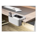 Office Desks & Workstations | Deflecto 400002 9 x 6.17 x 3.5 Standing Desk Organizer - Large/Gray image number 4