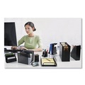 Desktop Organizers | Artistic ART20005WH Urban Collection 3.5 in. Diameter x 4.5 in. H Punched Metal Pencil Cup - White image number 4