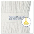 Mops | Boardwalk BWK2020RCT #20 Cut-End Rayon Wet Mop Head - White (12/Carton) image number 6