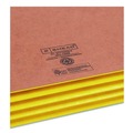 File Folders | Smead 74688 3.5 in. Expansion Drop-Front End Tab File Pockets - Redrope/Yellow/Legal Size (10/Box) image number 3