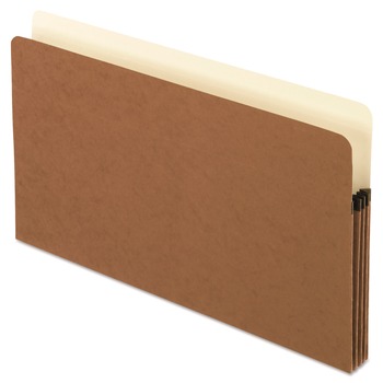 Pendaflex 1526EAM Smart Shield 3.5 in. Expansion Legal Size File Pocket - Red Fiber (10/Box)